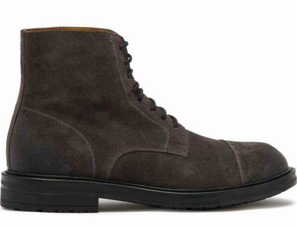 image of a black high top boot