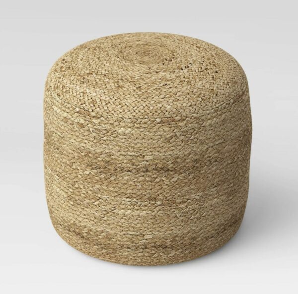 image of a woven ottoman