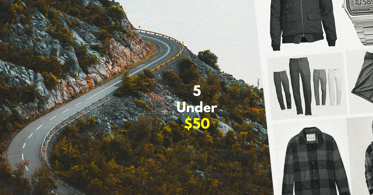 5-under-50_wide 5 under $50 on top of a coastal road