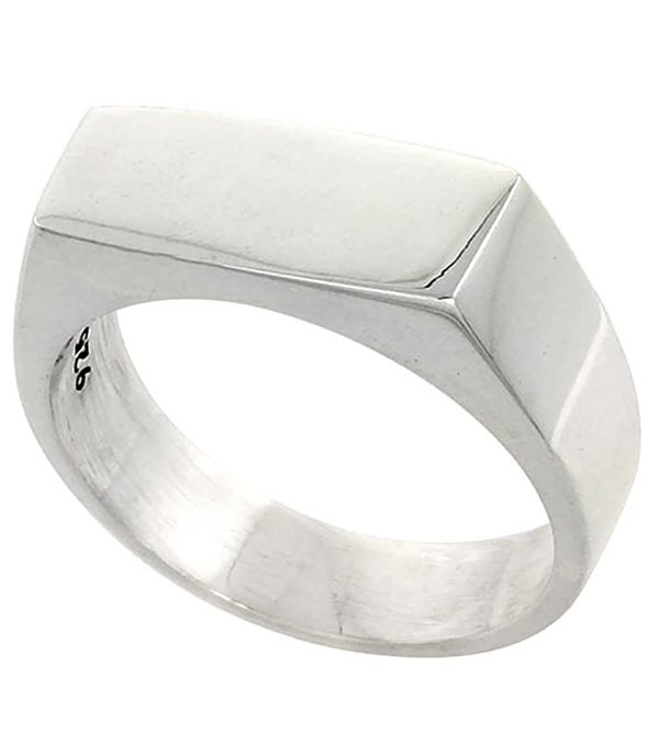 silver signet ring