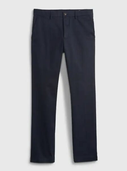 image of a navy blue athletic taper pant