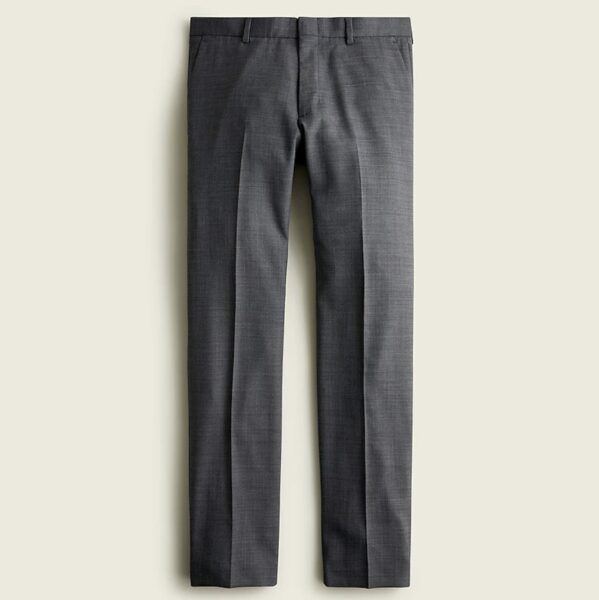 image of grey wool dress pants
