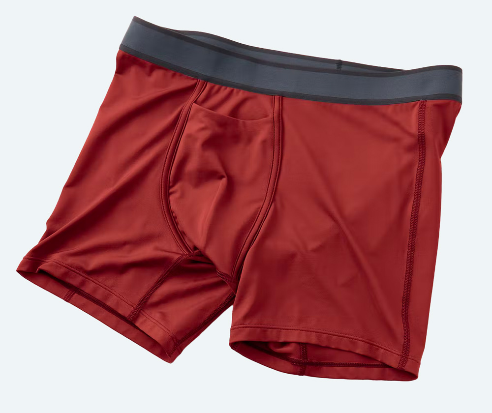 proof-underwear proof boxer brief in red