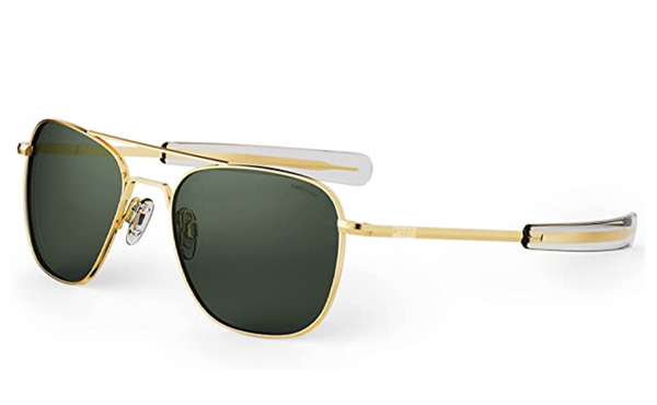 square gold sunglasses
