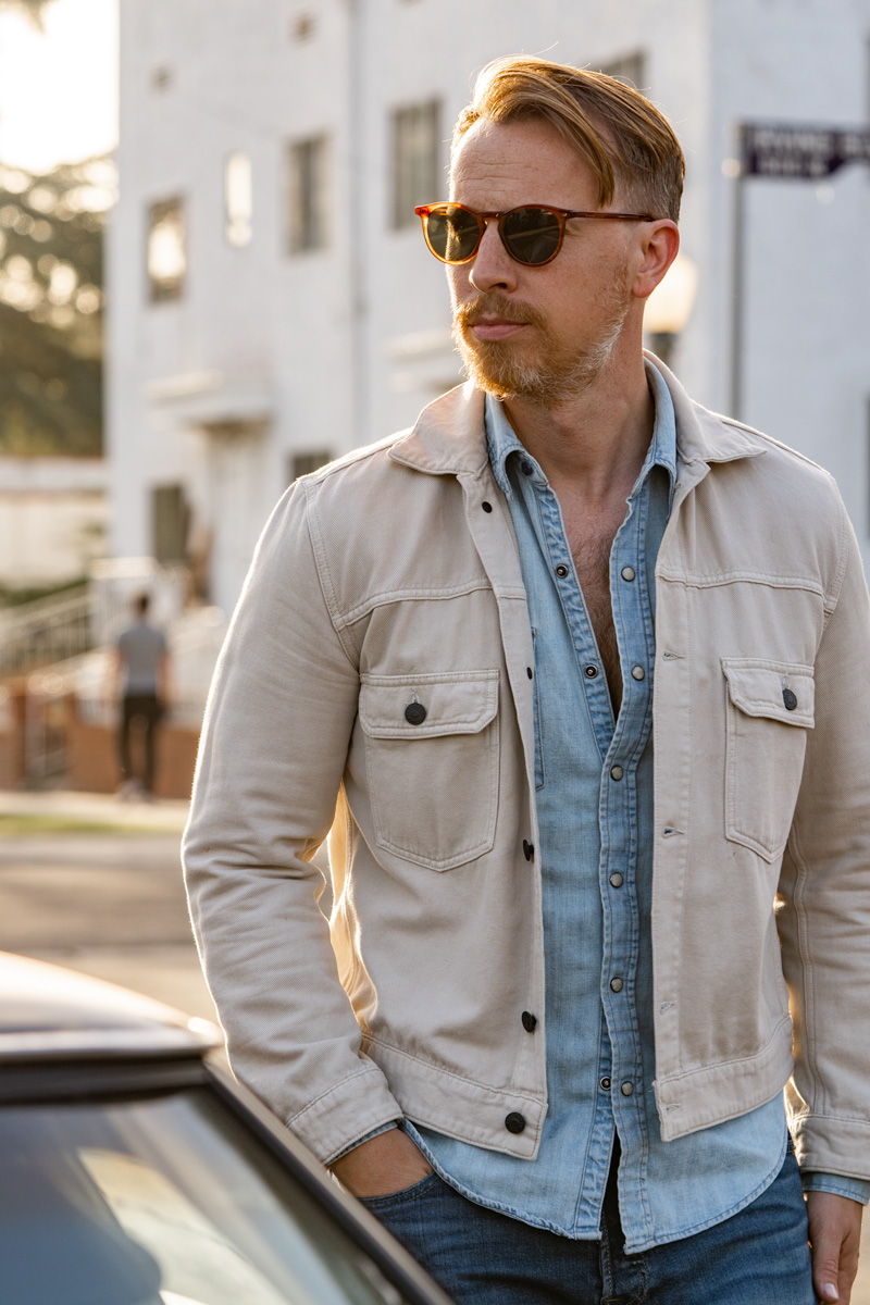 Paloma sunglasses in bourbon color by Christopher Cloos