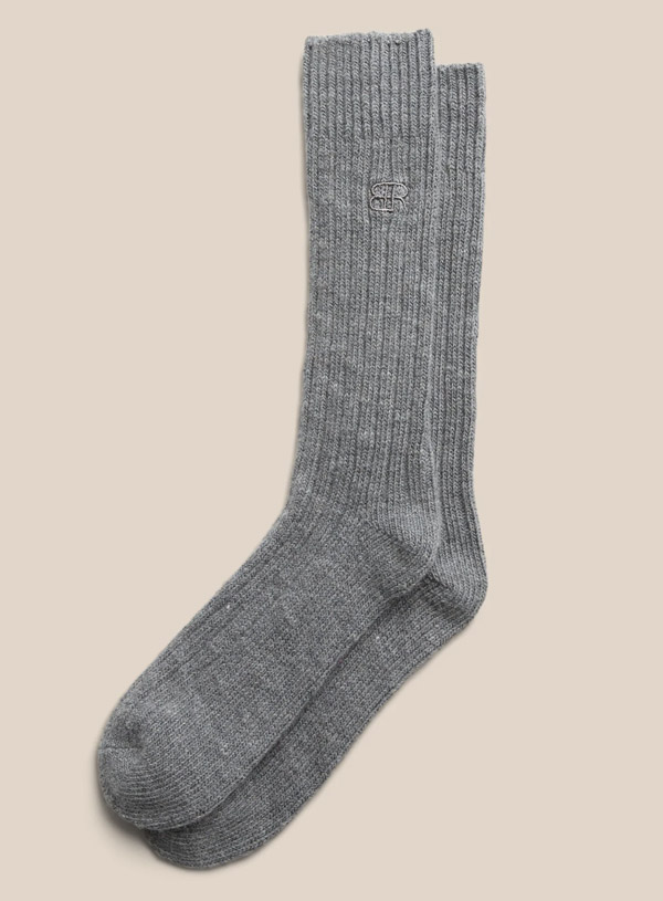 image of grey socks