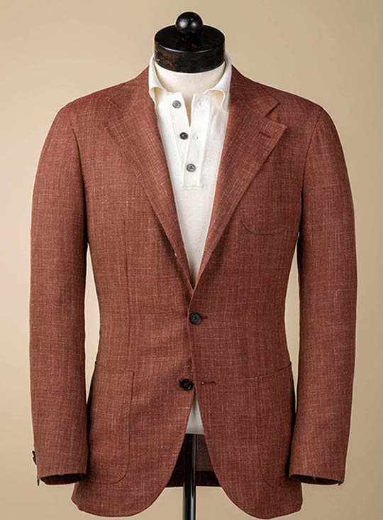 image of a rust colored sport coat
