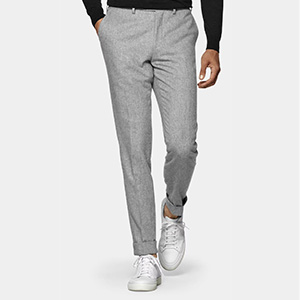 image of light grey trousers