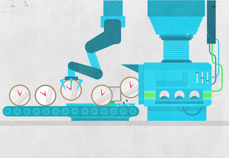 a machine that makes time