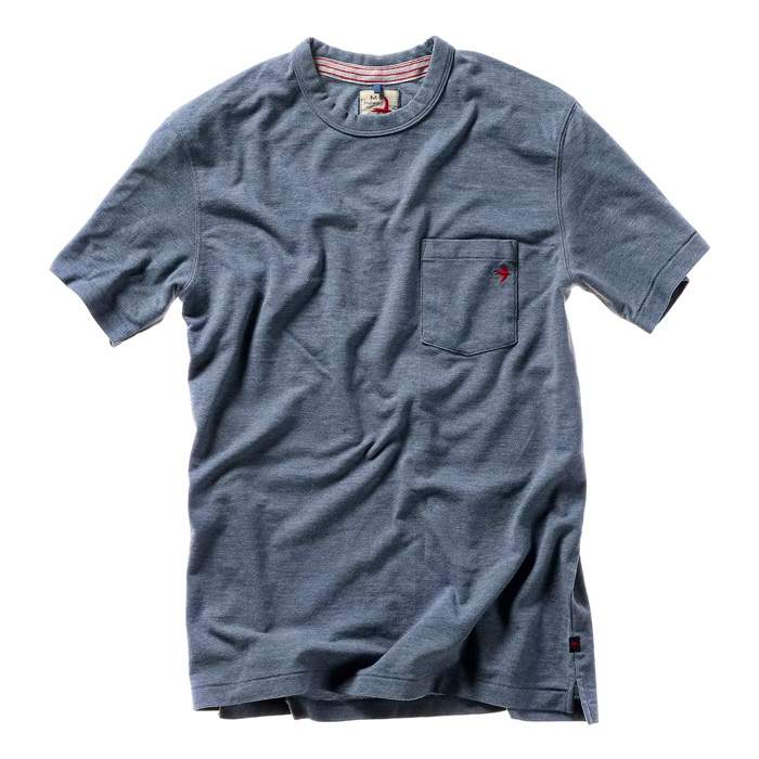 heather blue grey shirt from Relwen