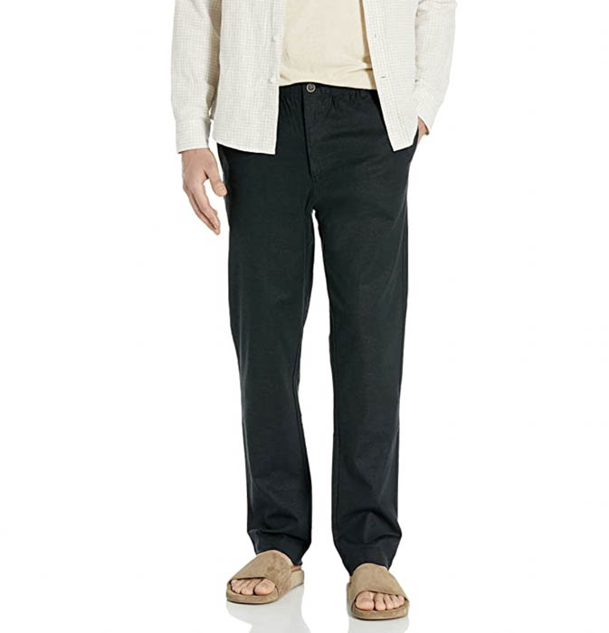 black linen pants