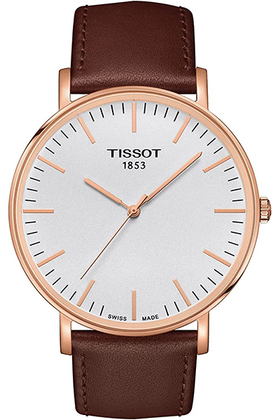 image of a watch with rose gold and brown details
