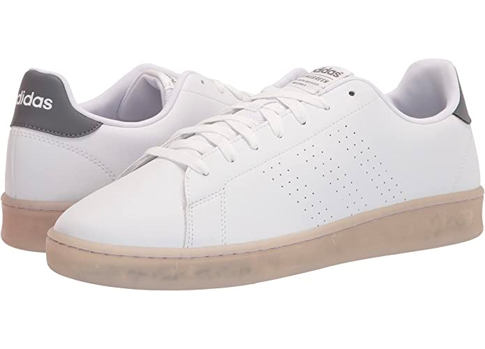 image of a pair of white sneaker shoes