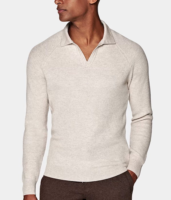 image of a light brown long sleeve shirt