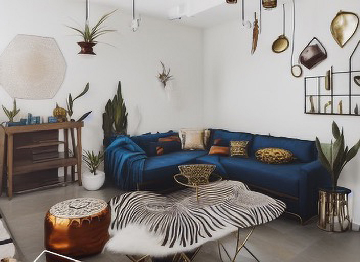 bohemian living room