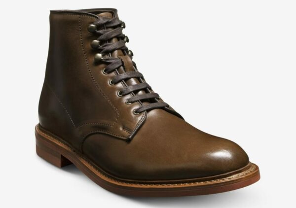 a tall lace up leather boot