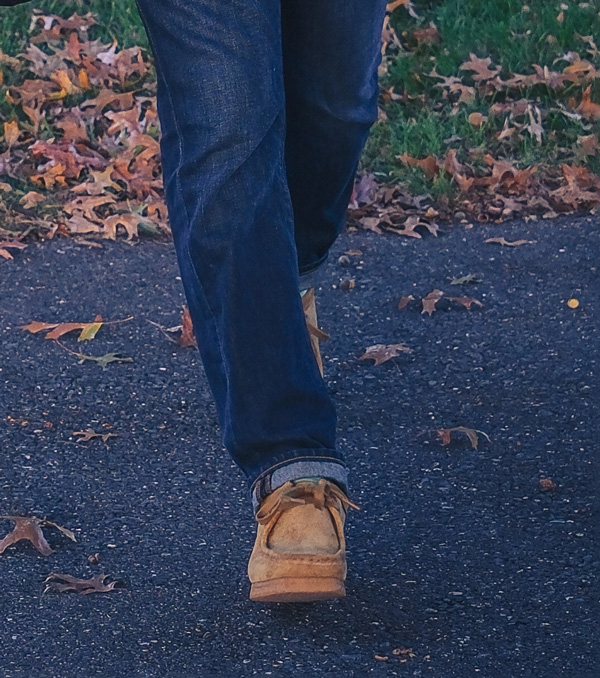 clarks wallabees with jeans