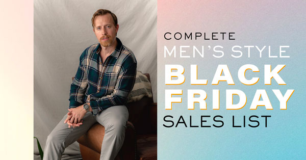 complete men's style black friday sales list