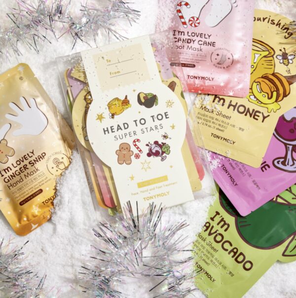 a set of sheet face masks for skin care