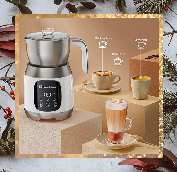 a milk frother kitchen appliance