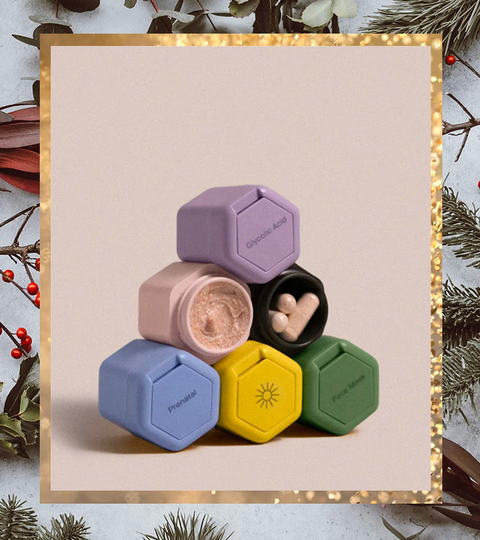 a set of travel capsules