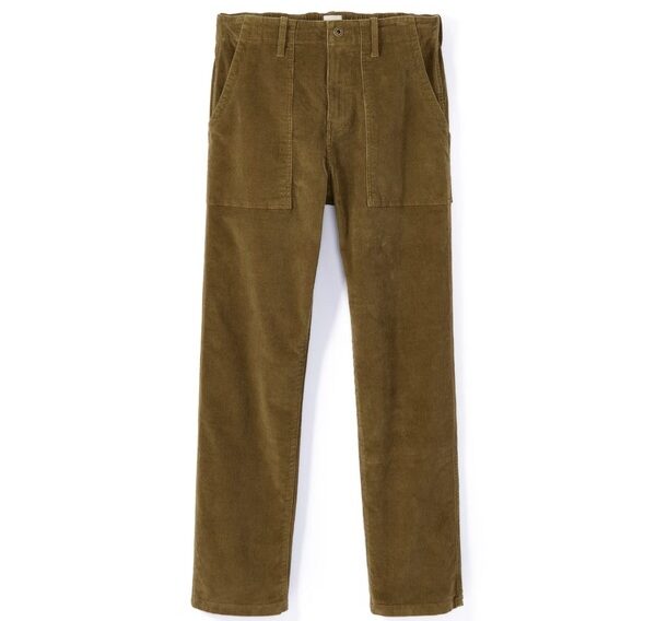 corduroy fatigue pant