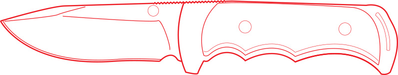 drop point knife type diagram