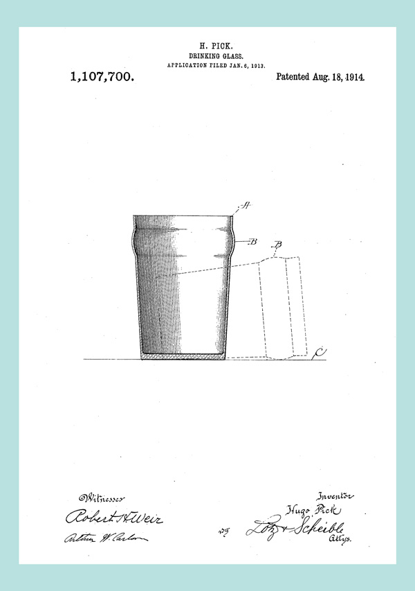 nonic pint application illustation