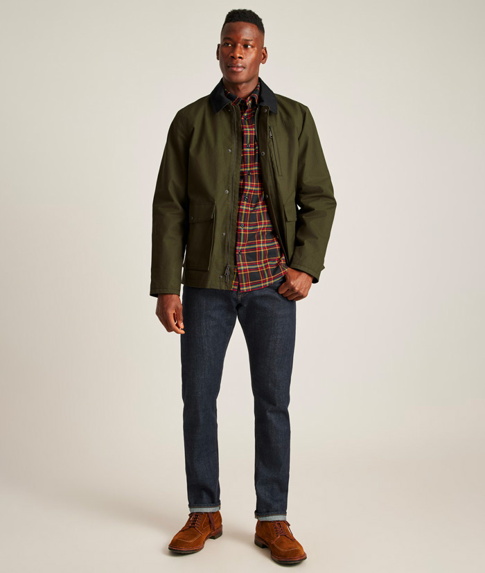 waxed canvas outfit ideas