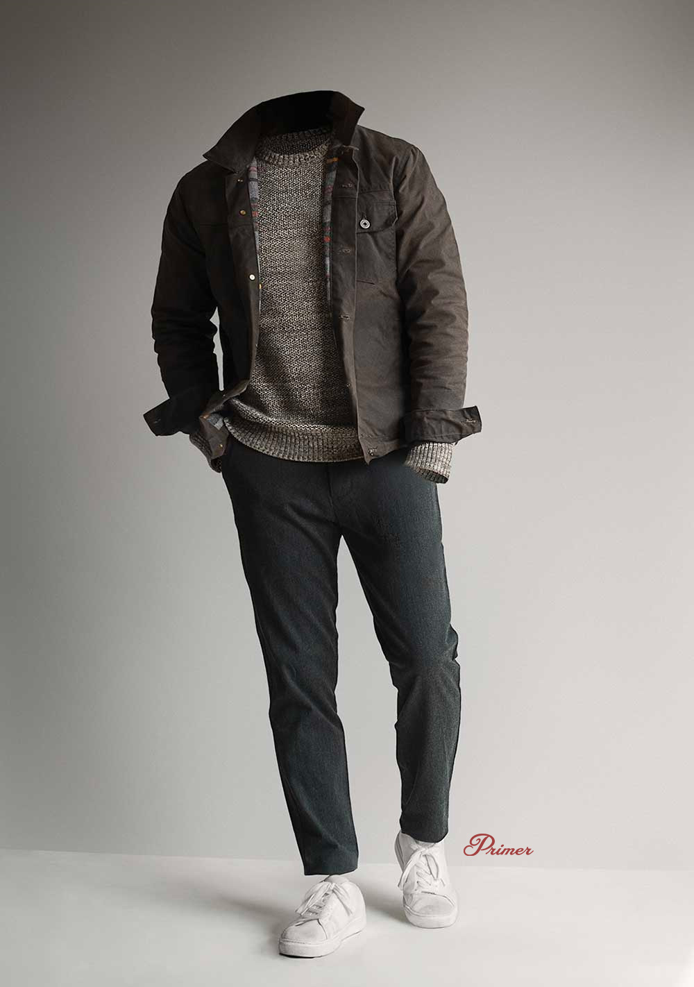 waxed canvas smart casual outfit