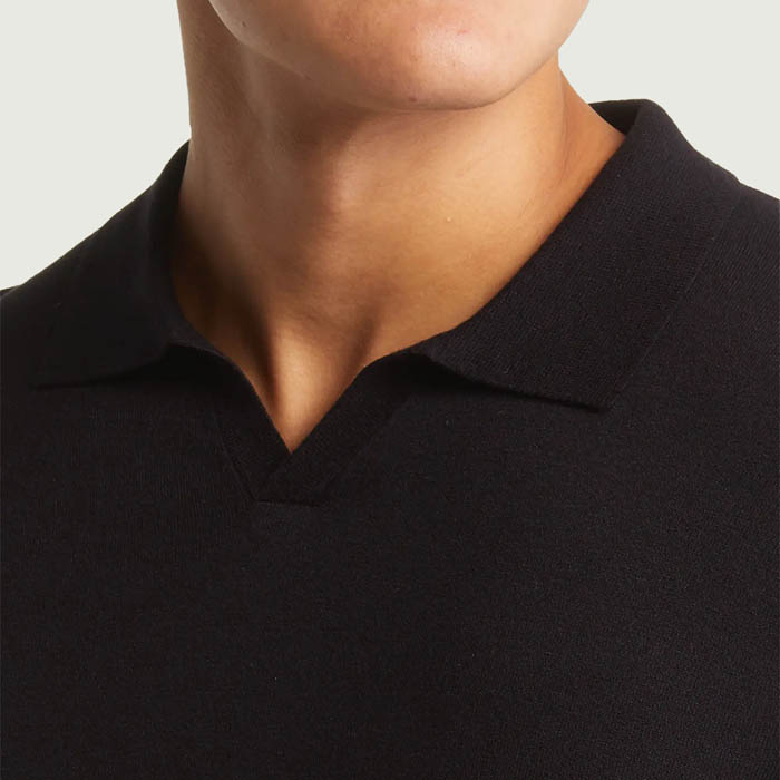 black johnny collar