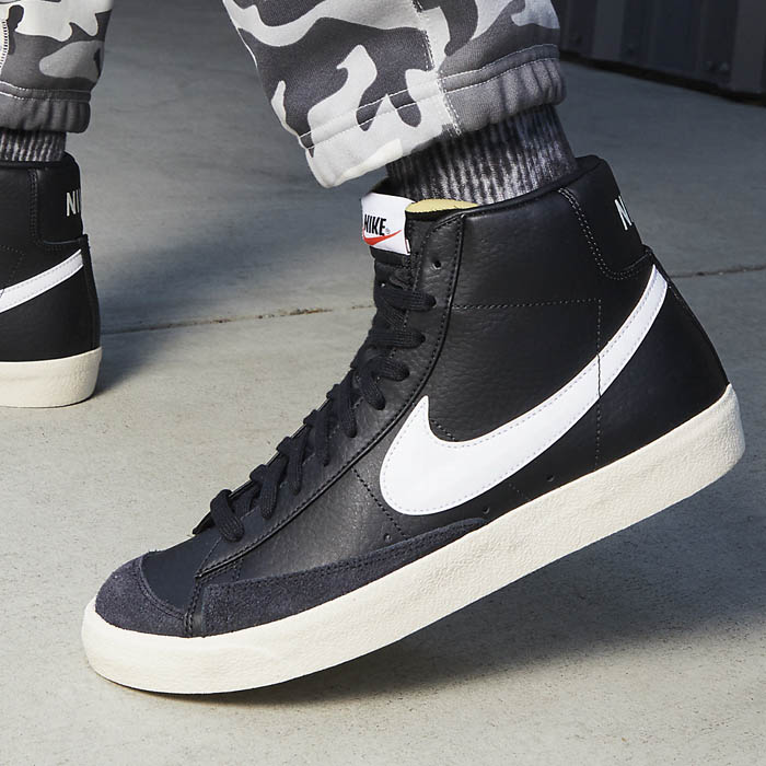 nike blazer high top black