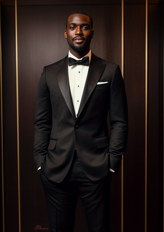 man wearing a tuxedo