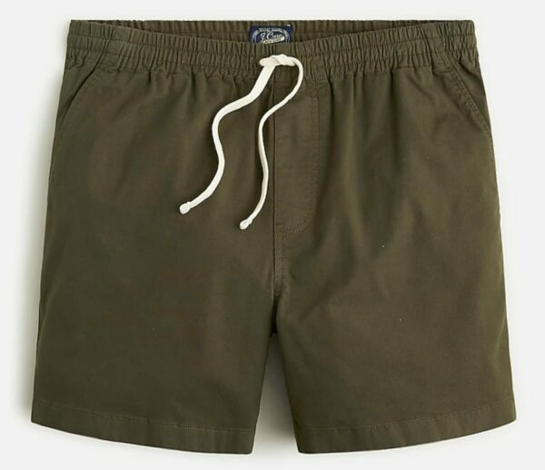 drawstring waist shorts