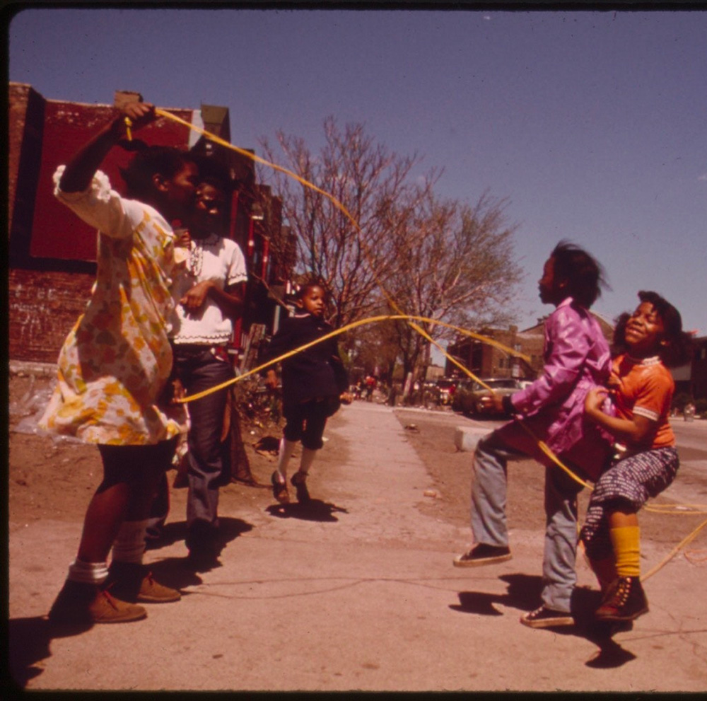 children in 1974 wearing desert boots and converse