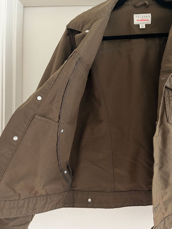 inside of tecovas jacket