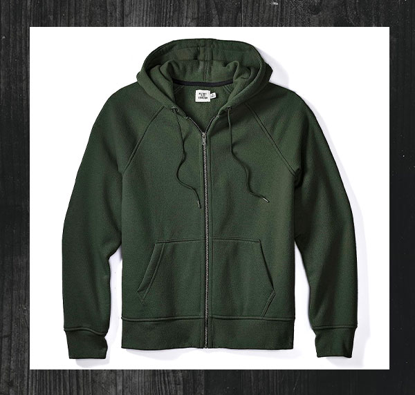 flint and tinder green hoodie