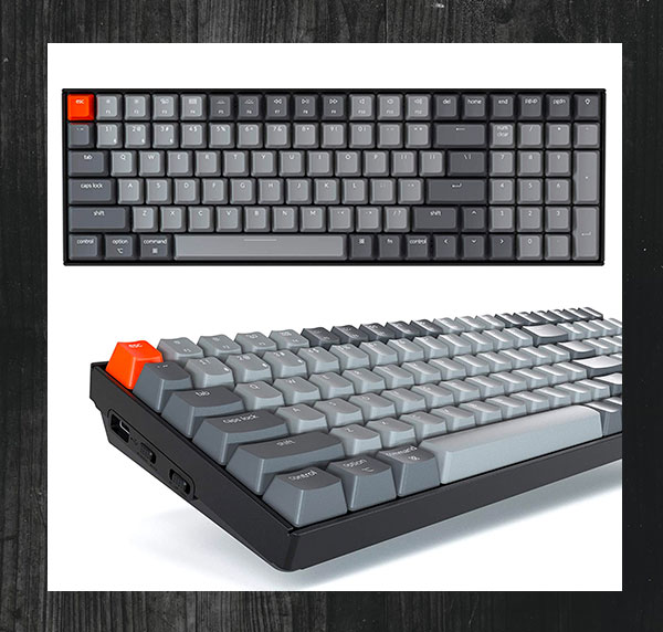 a bluetooth mechanical computer keyboard