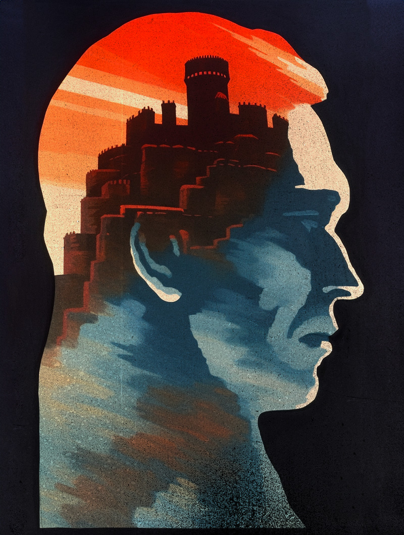 painting of mind fortress