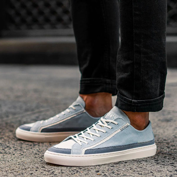 blue nothing new sneakers