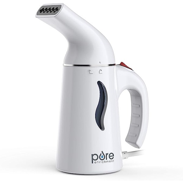 a portable handheld fabric steamer