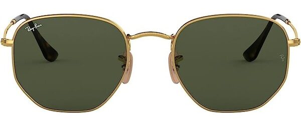 ray bank hexagonal shape sunglasses