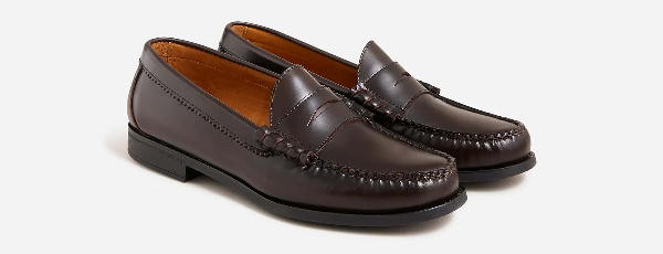 leather loafers