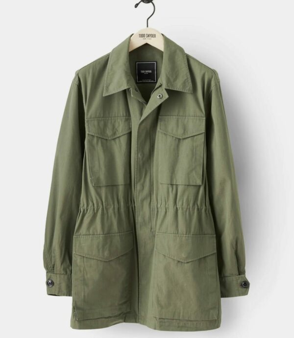 a vintage army ripstop style jacket