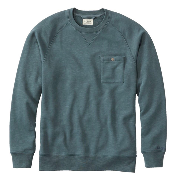 teal pocket sweatshirt