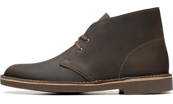 leather chukka style lace up boot