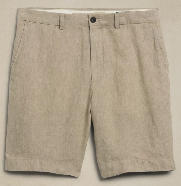 linen shorts with nine inch inseam
