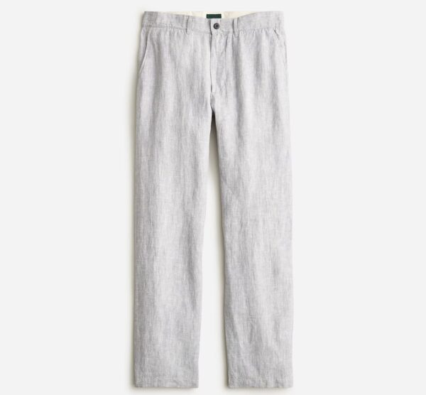 classic fit linen trouser pants