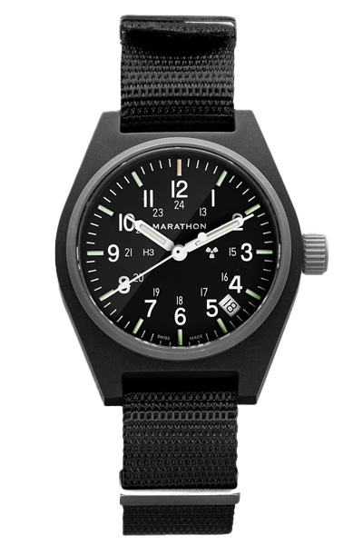 a black watch with black strap