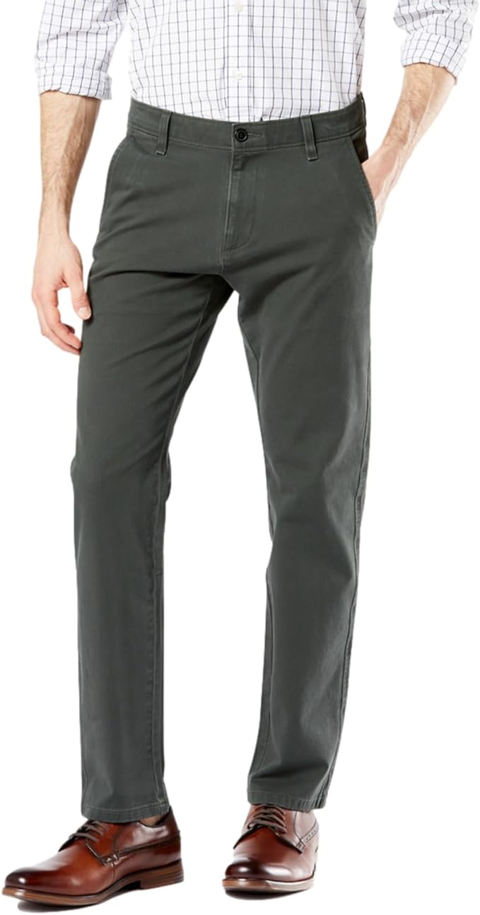 gray docker pants
